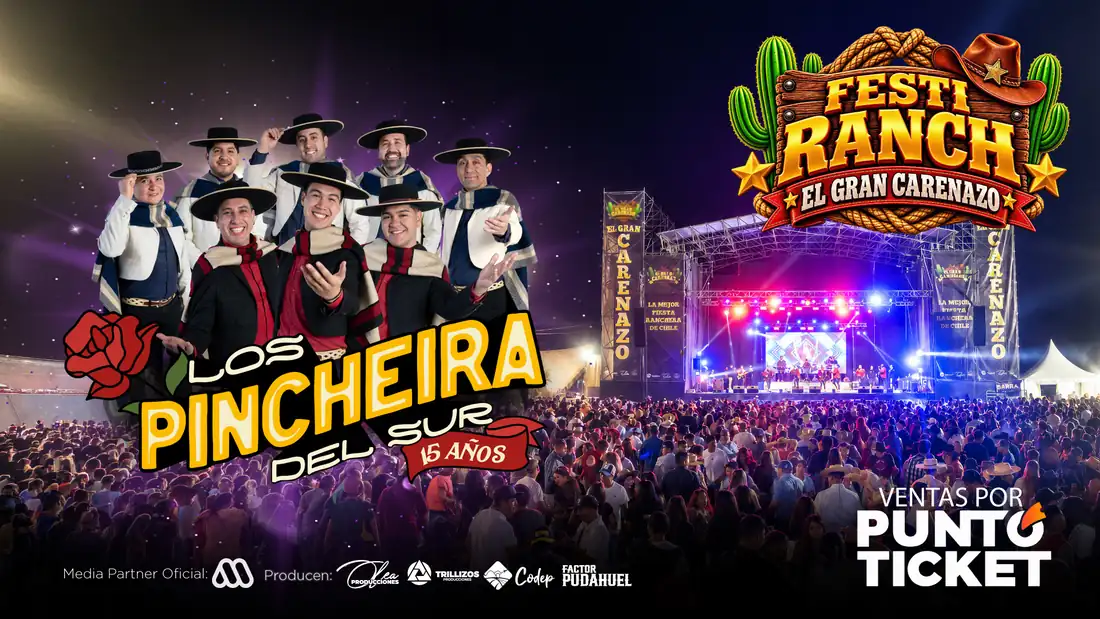 Los Pincheira del Sur · 15 años · Festi Ranch, sábado 28 de noviembre