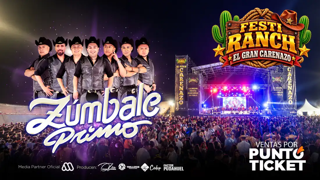 Zúmbale Primo · Festi Ranch, sábado 28 de noviembre